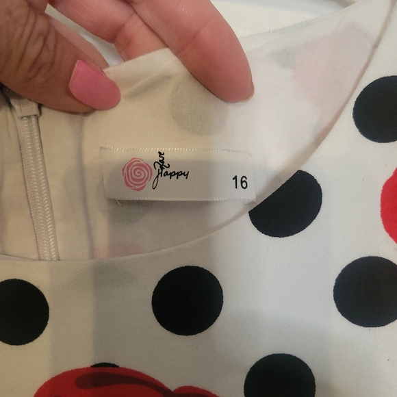 Happy Rose 50's Inspired Dress Junior 16 - Picture 2 of 5